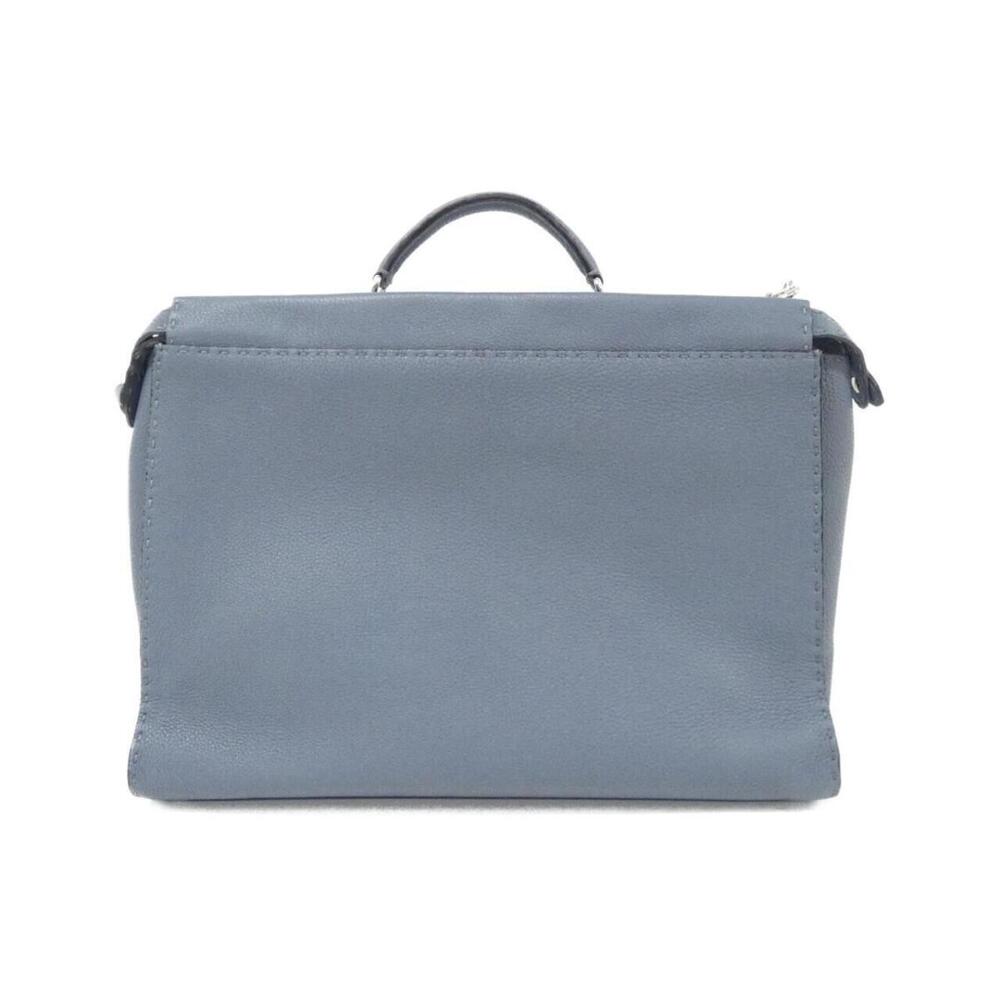 Fendi Leather Bag Peekaboo Shoulder SELLERIA Black